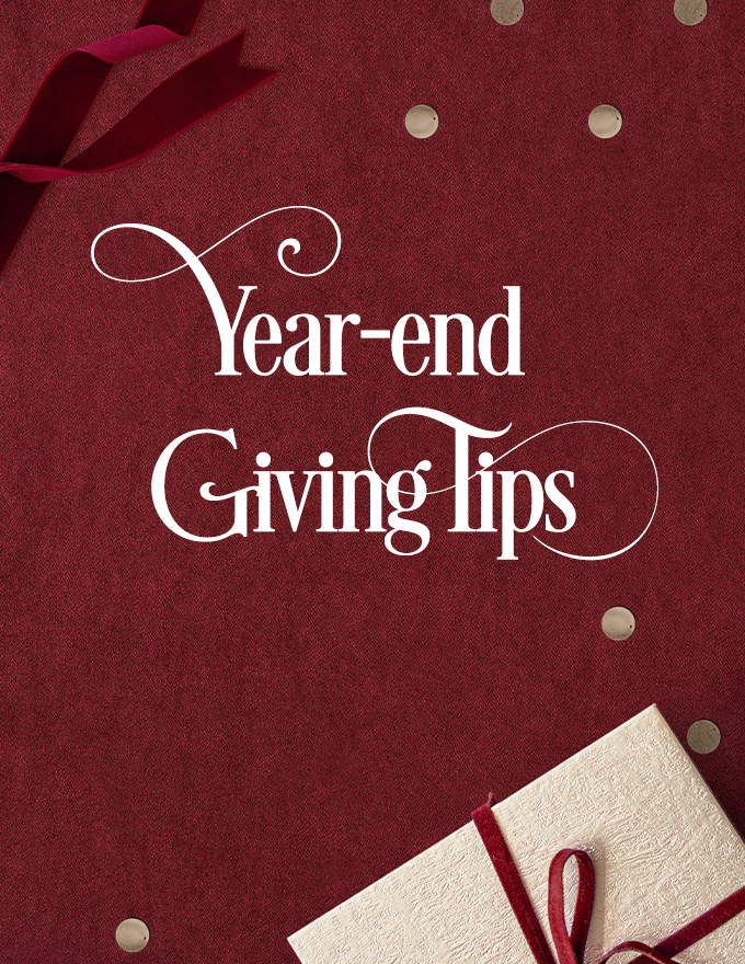 year-end giving tips